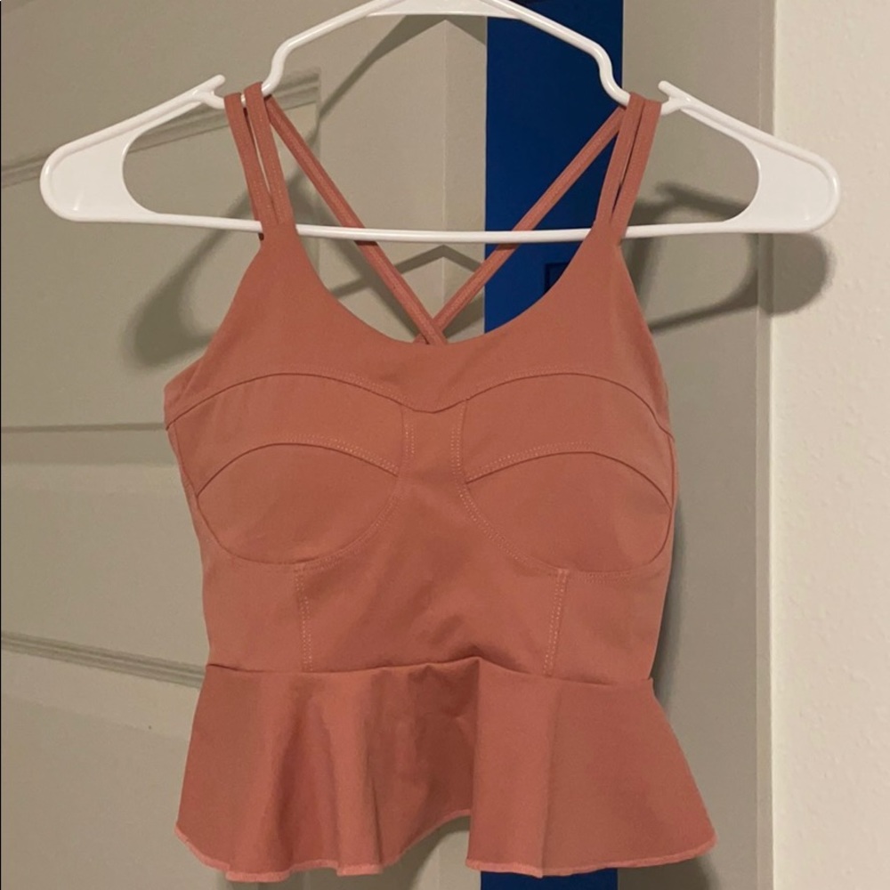 BRAND NEW Ruffle Sports Crop Top